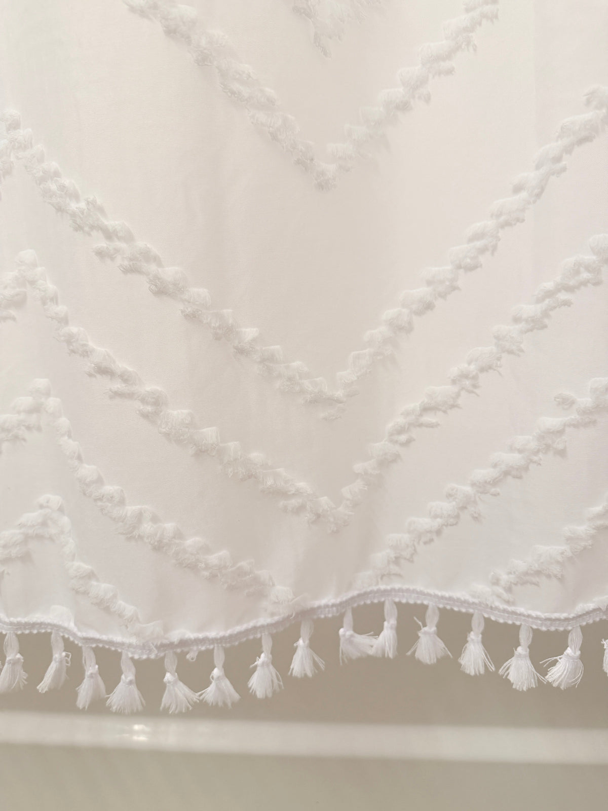 Capri Tufted Shower Curtain
