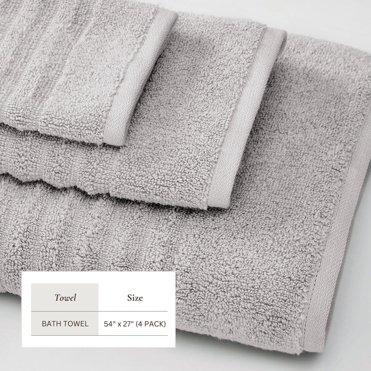 Luxury Combed Cotton Bath Towel Set - Karina Collection